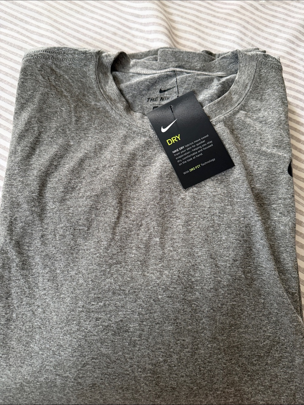 Nike Gray Dri-FIT long sleeves